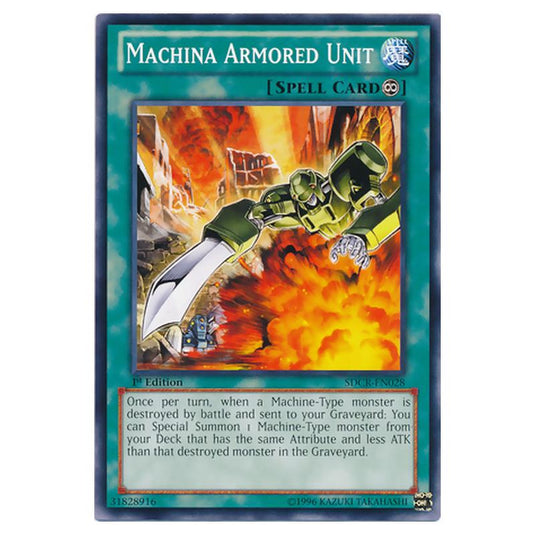 Yu-Gi-Oh! - Cyber Dragon Revolution Structure Deck - Machina Armored Unit (Common) SDCR-EN028