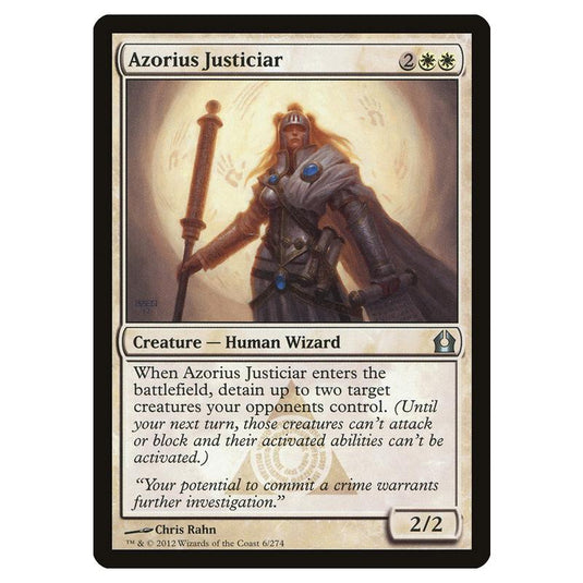 Magic The Gathering - Return To Ravnica - Azorius Justiciar - 6/274 (Foil)