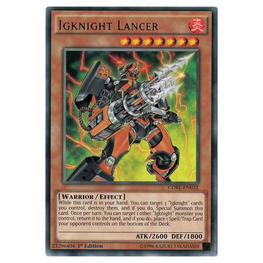 Yu-Gi-Oh! - Clash of Rebellions - Igknight Lancer (Rare) CORE-EN032