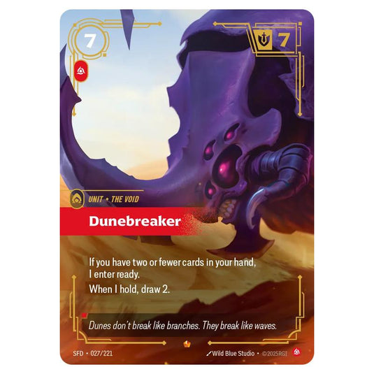Riftbound: League of Legends TCG - Spiritforged - Dunebreaker - 027/221