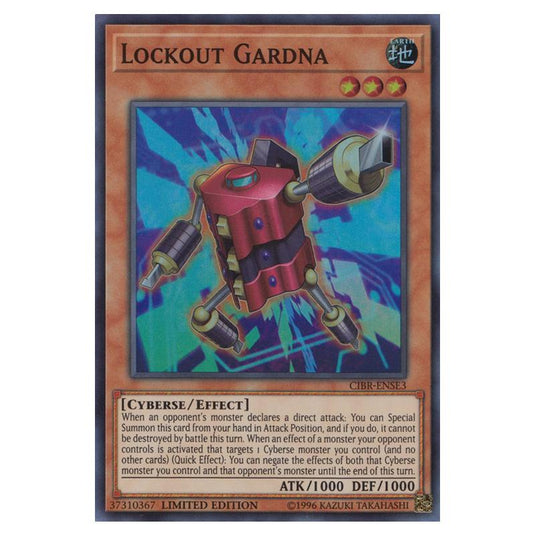 Yu-Gi-Oh! - Circuit Break Special Edition - Lockout Gardna (Super Rare) CIBR-ENSE3