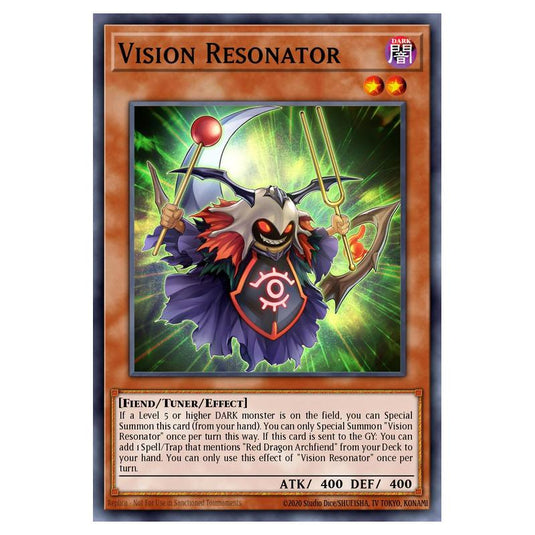 Yu-Gi-Oh! - Structure Deck - The Crimson King - Vision Resonator (Ultra Rare) SDCK-EN002