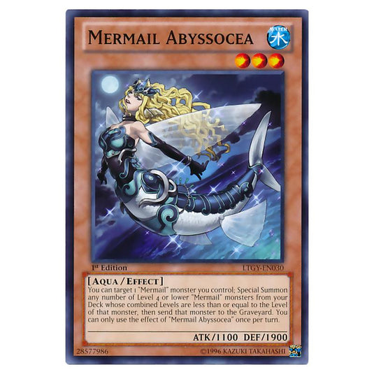 Yu-Gi-Oh! - Lord of the Tachyon Galaxy - Mermail Abyssocea (Common) LTGY-EN030