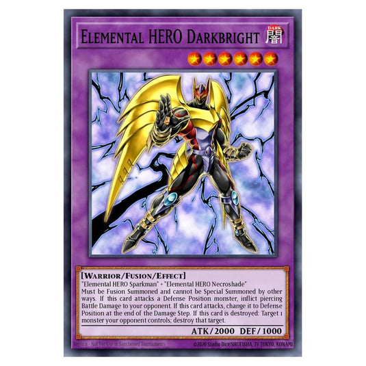 Yu-Gi-Oh! - Speed Duel GX - Duel Academy Box - Elemental HERO Darkbright (Common) SGX1-ENA25