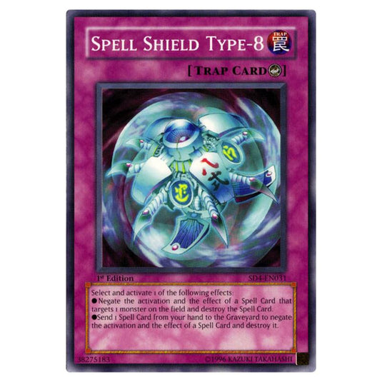 Yu-Gi-Oh! - Structure Deck - Fury from the Deep - Spell Shield Type-8 (Common) SD4-EN031