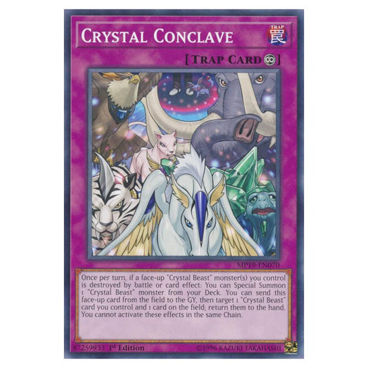 Yu-Gi-Oh! - 2019 Gold Sarcophagus Tin Mega Pack - Crystal Conclave (Common) MP19-EN070