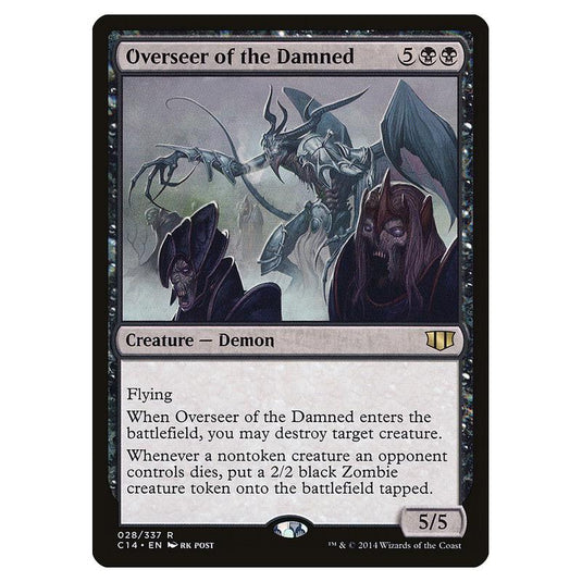 Magic The Gathering - Commander 2014 - Overseer Of The Damned - 28