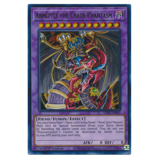 Yu-Gi-Oh! - Structure Deck - Sacred Beasts - Armityle the Chaos Phantasm (Ultra Rare) SDSA-EN045