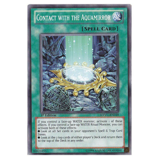 Yu-Gi-Oh! - Extreme Victory - Contact with the Aquamirror (Common) EXVC-EN059