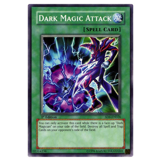Yu-Gi-Oh! - Structure Deck - Spellcaster's Judgment - Dark Magic Attack (Common) SD6-EN026