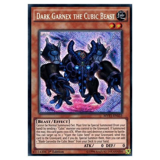 Yu-Gi-Oh! - Yu-Gi-Oh! The Dark Side of Dimensions Movie Pack Secret Edition - Dark Garnex the Cubic Beast (Secret Rare) MVP1-ENS33