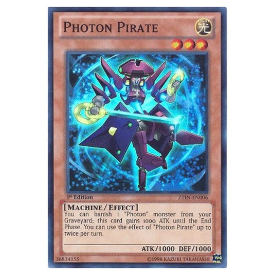 Yu-Gi-Oh! - Zexal Collection Tin - Photon Pirate (Super Rare) ZTIN-EN006