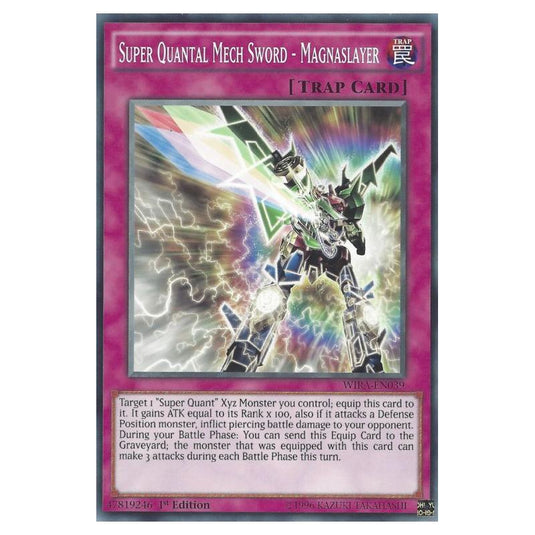 Yu-Gi-Oh! - Wing Raiders - Super Quantal Mech Sword - Magnaslayer (Common) WIRA-EN039