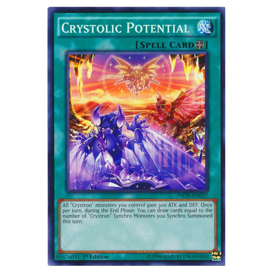 Yu-Gi-Oh! - Invasion - Vengeance - Crystolic Potential (Common) INOV-EN057