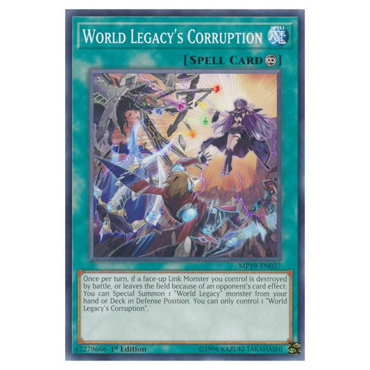 Yu-Gi-Oh! - 2019 Gold Sarcophagus Tin Mega Pack - World Legacy's Corruption (Common) MP19-EN037