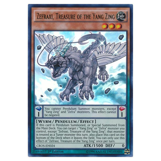 Yu-Gi-Oh! - Crossed Souls - Zefraxi, Treasure of the Yang Zing (Ultra Rare) CROS-EN024