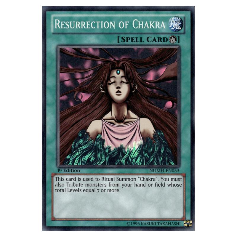 chakra yugioh card YU-GI-OH! - (NUMH-EN052) - Number Hunters - Unlimited Edition Yugioh Resurrection Of Chakra
