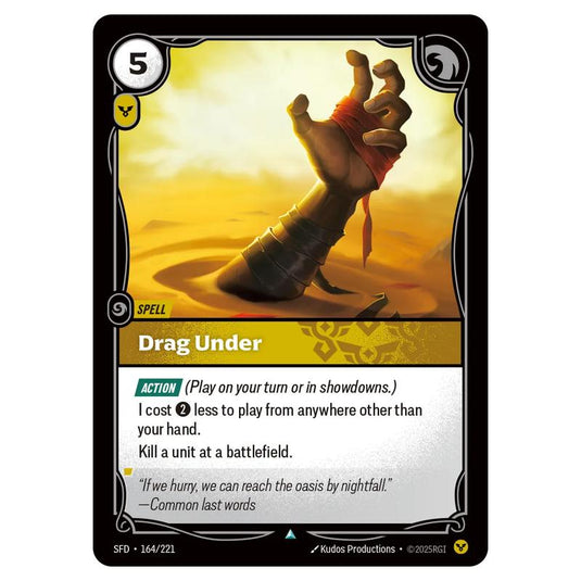 Riftbound: League of Legends TCG - Spiritforged - Drag Under - 164/221