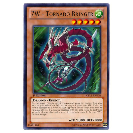 Yu-Gi-Oh! - Cosmo Blazer - ZW - Tornado Bringer (Rare) CBLZ-EN006