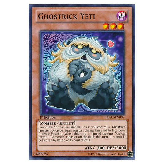 Yu-Gi-Oh! - Legacy of the Valiant - Ghostrick Yeti (Common) LVAL-EN082