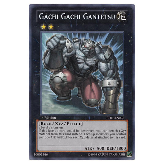 Yu-Gi-Oh! - Battle Pack - Epic Dawn - Gachi Gachi Gantetsu (Rare) BP01-EN025
