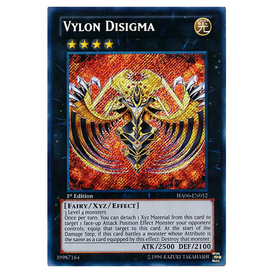 Yu-Gi-Oh! - Hidden Arsenal 6 - Omega Xyz - Vylon Disigma (Secret Rare) HA06-EN052