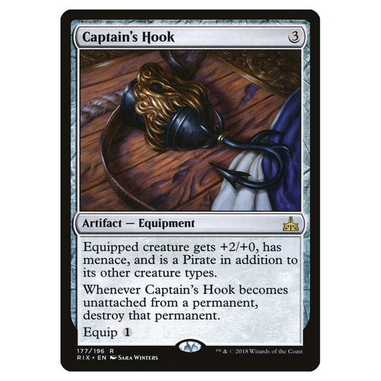 Magic The Gathering - Rivals Of Ixalan - Captain\\'s Hook - 177/196 (Foil)