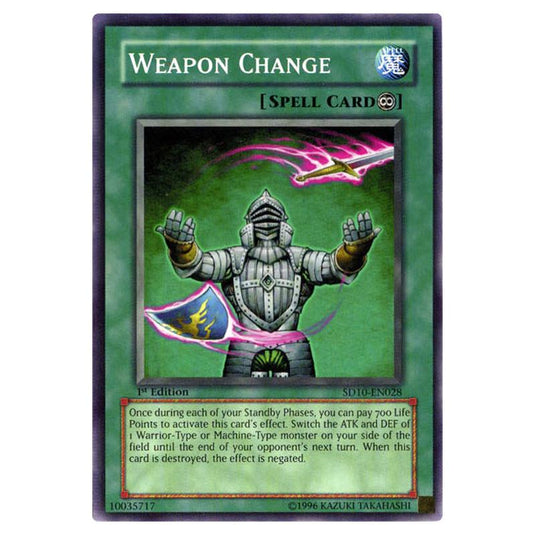 Yu-Gi-Oh! - Structure Deck - Machine Re-Volt - Weapon Change (Common) SD10-EN028