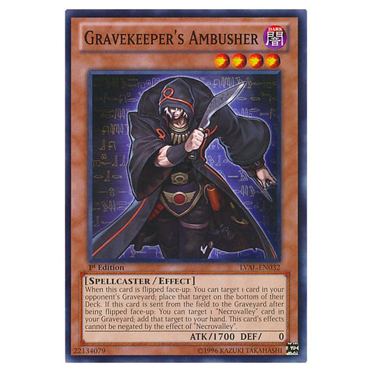 Yu-Gi-Oh! - Legacy of the Valiant - Gravekeeper's Ambusher (Common) LVAL-EN032