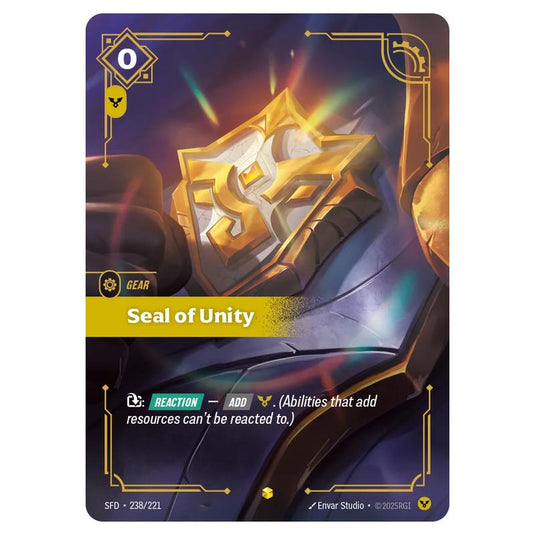 Riftbound: League of Legends TCG - Spiritforged - Seal of Unity - 238/221