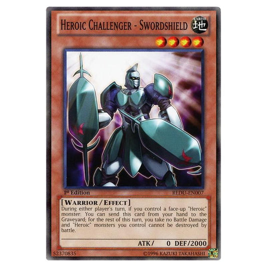 Yu-Gi-Oh! - Return of the Duelist - Heroic Challenger - Swordshield (Common) REDU-EN007