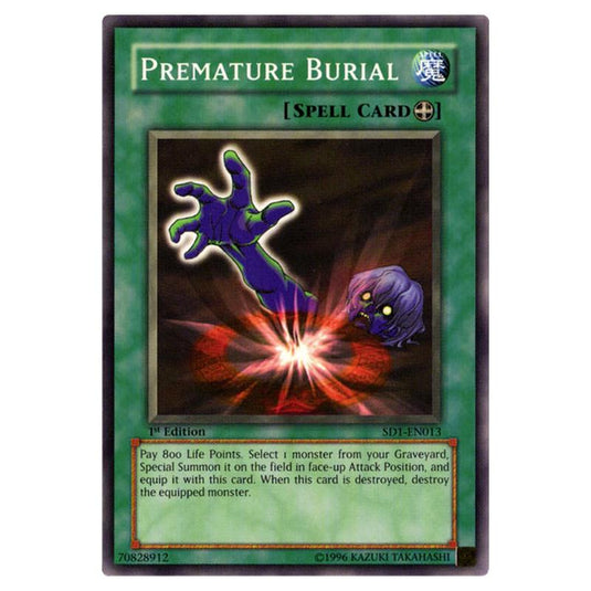 Yu-Gi-Oh! - Structure Deck - Dragon\\'s Roar - Premature Burial (Common) SD1-EN013