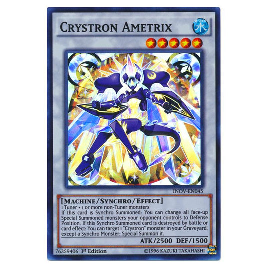Yu-Gi-Oh! - Invasion - Vengeance - Crystron Ametrix (Super Rare) INOV-EN045