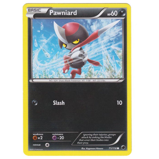 Pokemon - Black & White - Plasma Freeze - Pawniard - 71/116