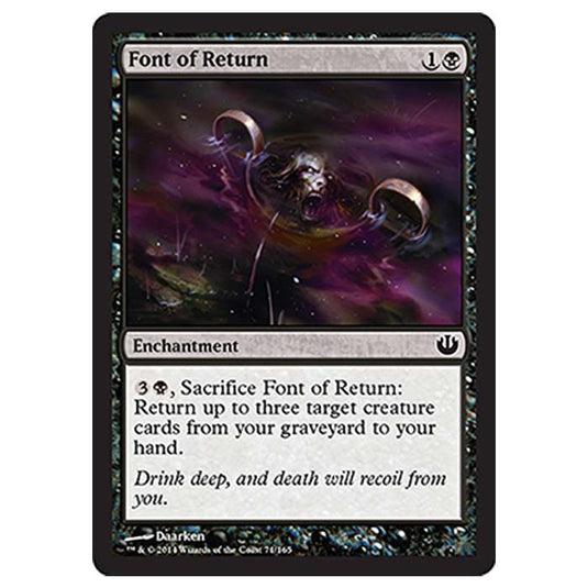 Magic the Gathering - Journey into Nyx - Font of Return - 71/165