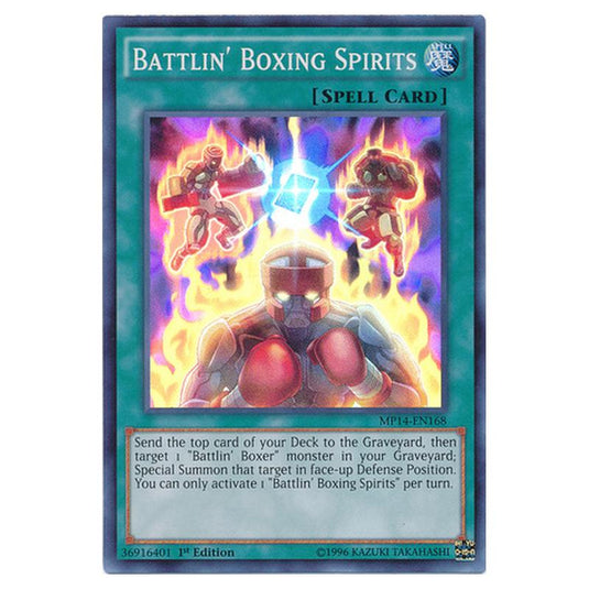 Yu-Gi-Oh! - 2014 Mega-Tin Mega Pack - Battlin' Boxing Spirits (Super Rare) MP14-EN168