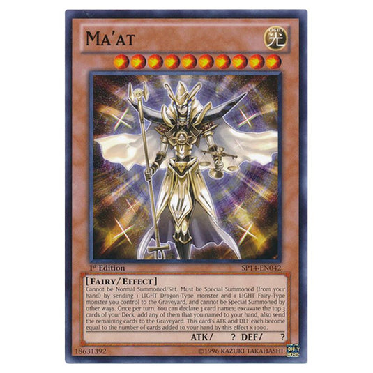 Yu-Gi-Oh! - Star Pack 2014 - Ma'at (Common) SP14-EN042