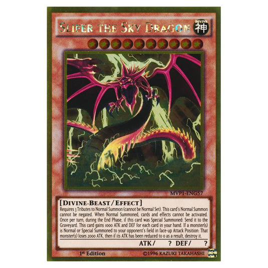Yu-Gi-Oh! - Yu-Gi-Oh! The Dark Side of Dimensions Movie Pack - Gold Edition - Slifer the Sky Dragon (Gold Rare) MVP1-ENG57