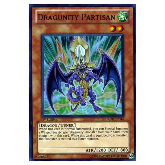 Yu-Gi-Oh! - Hidden Arsenal 4 - Trishula's Triumph - Dragunity Partisan (Super Rare) HA04-EN045