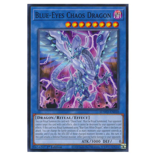 Yu-Gi-Oh! - Structure Deck - Blue-Eyes White Destiny - Blue-Eyes Chaos Dragon (Common) SDWD-EN010