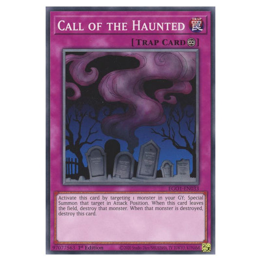 Yu-Gi-Oh! - Egyptian God Deck - Obelisk the Tormentor - Call of the Haunted (Common) EGO1-EN033