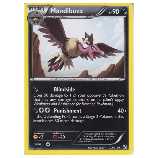 Pokemon - Black & White - Mandibuzz 73/114