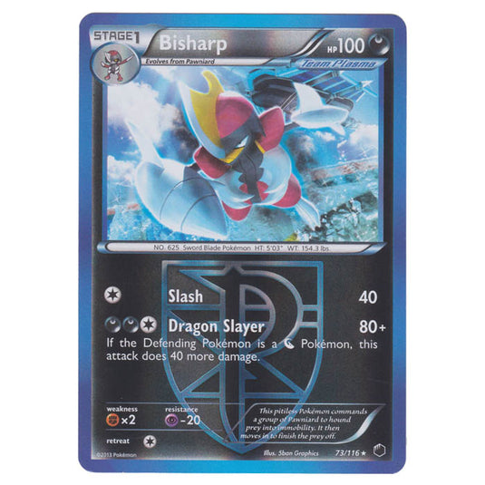 Pokemon - Black & White - Plasma Freeze - (Reverse Holo) Bisharp - 73/116