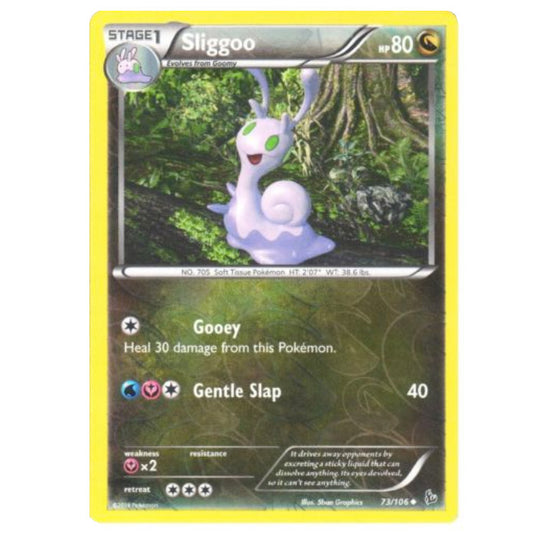 Pokemon - XY - Flashfire - (Reverse Holo) Sliggoo - 73/106