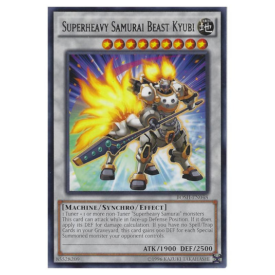 Yu-Gi-Oh! - Breakers of Shadow - Superheavy Samurai Beast Kyubi (Rare) BOSH-EN048
