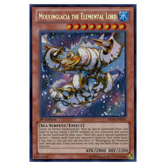 Yu-Gi-Oh! - Abyss Rising - Moulinglacia the Elemental Lord (Secret Rare) ABYR-EN035