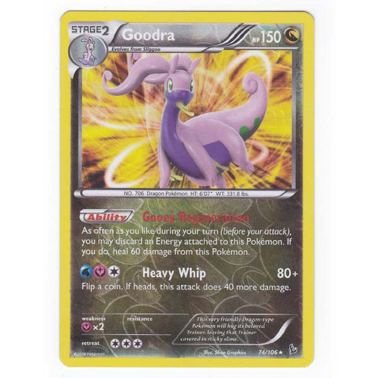 Pokemon - XY - Flashfire - (Reverse Holo) Goodra - 74/106