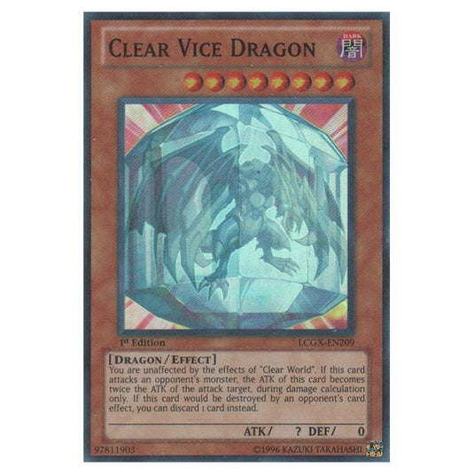 Yu-Gi-Oh! - Legendary Collection 2 - The Duel Academy Years Mega Pack - Clear Vice Dragon (Super Rare) LCGX-EN209