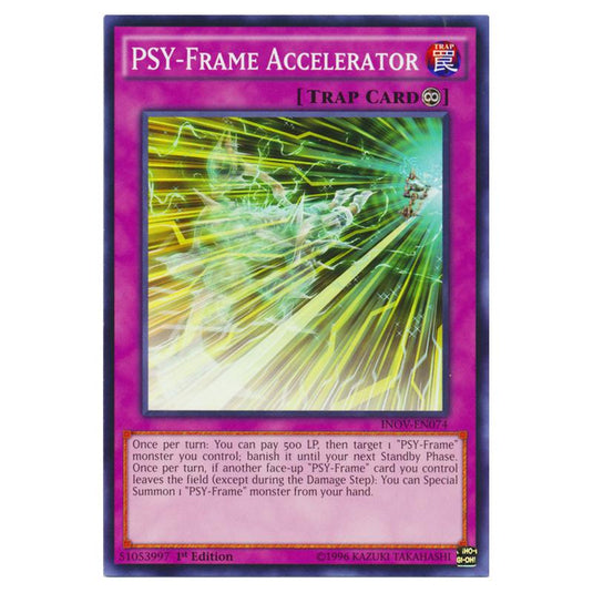 Yu-Gi-Oh! - Invasion - Vengeance - PSY-Frame Accelerator (Common) INOV-EN074