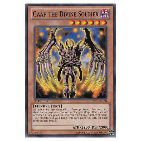 Yu-Gi-Oh! - Battle Pack - Epic Dawn - Gaap the Divine Soldier (Common) BP01-EN150